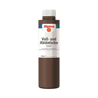 toom Baumarkt Alpina Voll- und Abtönfarbe 'Choco Brown' schokobraun 750 ml Angebot