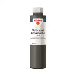 toom Baumarkt Alpina Voll- und Abtönfarbe 'Dark Grey' dunkelgrau 750 ml Angebot