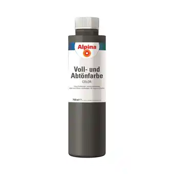 toom Baumarkt Alpina Voll- und Abtönfarbe 'Dark Grey' dunkelgrau 750 ml Angebot