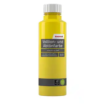 toom Baumarkt toom Voll- und Abtönfarbe gelb 500 ml Angebot