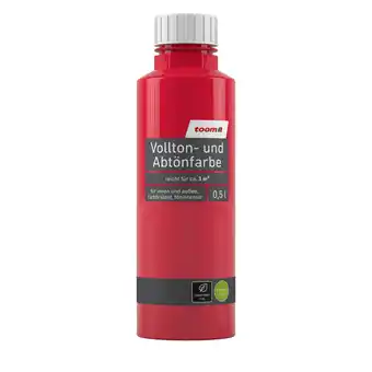 toom Baumarkt toom Voll- und Abtönfarbe rot 500 ml Angebot