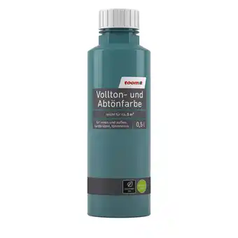 toom Baumarkt toom Voll- und Abtönfarbe petrolfarben 500 ml Angebot