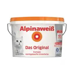 toom Baumarkt Innenfarbe 'Alpinaweiß' matt 1 l Angebot
