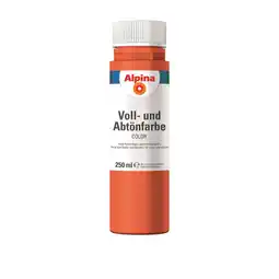 toom Baumarkt Alpina Voll- und Abtönfarbe 'Happy Orange' rot 250 ml Angebot