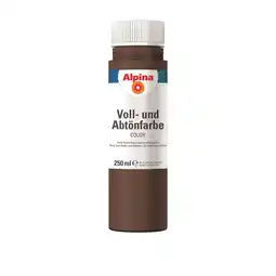 toom Baumarkt Alpina Voll- und Abtönfarbe 'Choco Brown' schokobraun 250 ml Angebot