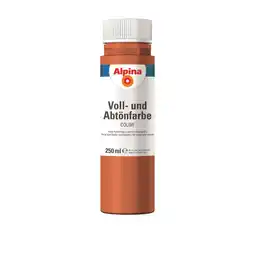 toom Baumarkt Alpina Voll- und Abtönfarbe 'Italian Red' rotorange 250 ml Angebot
