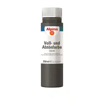 toom Baumarkt Alpina Voll- und Abtönfarbe 'Dark Grey' dunkelgrau 250 ml Angebot