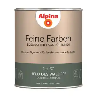 toom Baumarkt Alpina Feine Farben 'Held des Waldes' moosgrün matt 750 ml Angebot