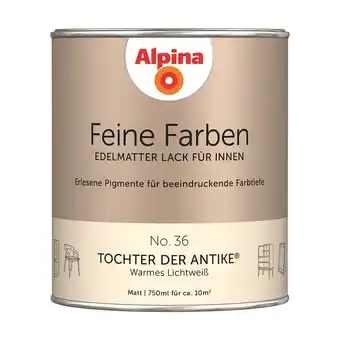 toom Baumarkt Alpina Feine Farben 'Tochter der Antike' weiß-beige matt 750 ml Angebot