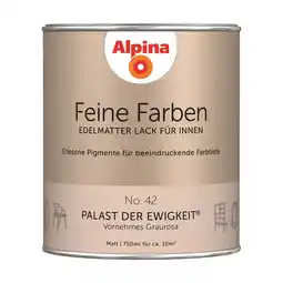toom Baumarkt Alpina Feine Farben 'Palast der Ewigkeit' cremebeige matt 750 ml Angebot
