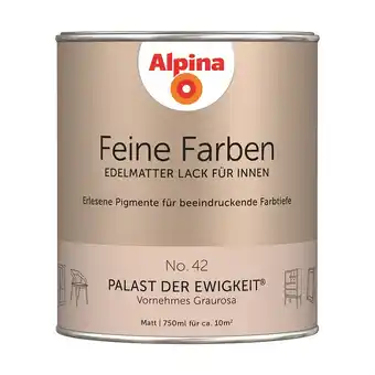 toom Baumarkt Alpina Feine Farben 'Palast der Ewigkeit' cremebeige matt 750 ml Angebot