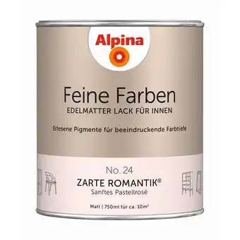 toom Baumarkt Alpina Feine Farben 'Zarte Romantik' pastellrosa matt 750 ml Angebot