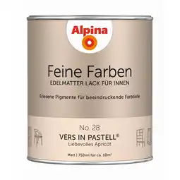 toom Baumarkt Alpina Feine Farben 'Vers in Pastell' apricotfarben matt 750 ml Angebot