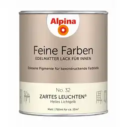 toom Baumarkt Alpina Feine Farben 'Zartes Leuchten' hellgelb matt 750 ml Angebot