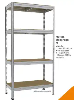 Globus Baumarkt Metall- steckregal M Angebot