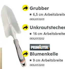 Globus Baumarkt PRIMASTER Blumenkelle Angebot