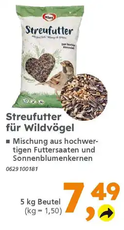 Globus Baumarkt Streufutter für Wildvögel Angebot