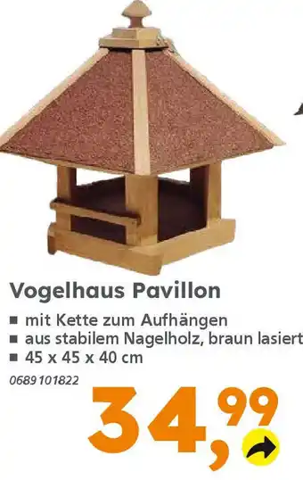 Globus Baumarkt Vogelhaus Pavillon Angebot