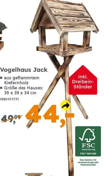 Globus Baumarkt Vogelhaus Jack Angebot