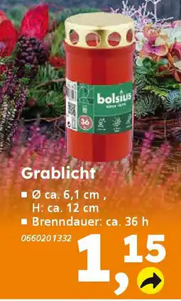 Globus Baumarkt Grablicht Angebot