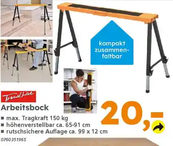 Globus Baumarkt Trendl Line Arbeitsbock Angebot