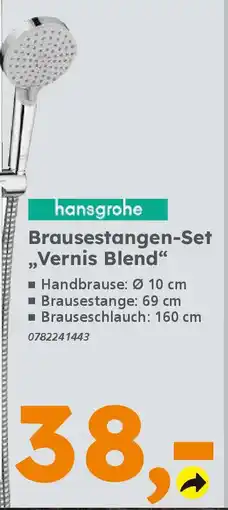 Globus Baumarkt Brausestangen-Set Vernis Blend" Angebot