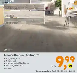 Globus Baumarkt Caucasus Laminatboden,,Edition 7" Angebot