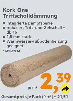 Globus Baumarkt Kork One Trittschalldämmung Angebot