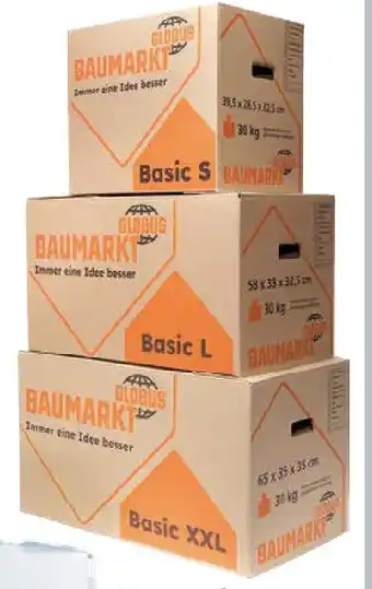 Globus Baumarkt Umzugskarton ,Basic" Angebot