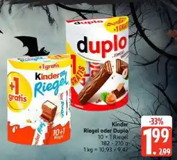Edeka Kinder Riegel oder Duplo Angebot