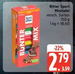 Edeka Ritter Sport Minitafel Angebot