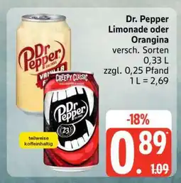 Edeka Dr. Pepper Limonade oder Orangina Angebot
