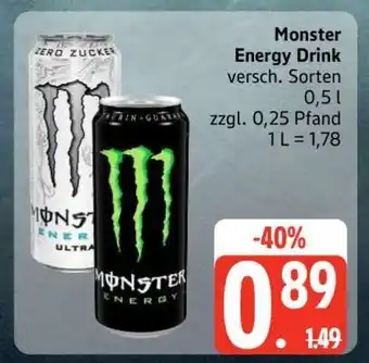 Edeka Monster energy drink Angebot