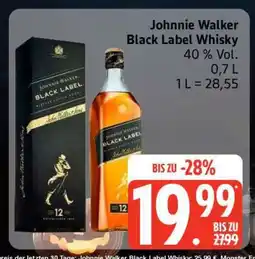 Edeka JOHNNIE WALKER Black Label Whisky Angebot