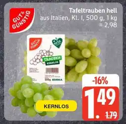 Edeka Tafeltrauben hell Angebot