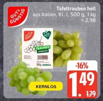 Edeka Tafeltrauben hell Angebot