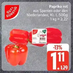 Edeka Paprika rot Angebot