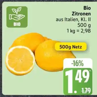Edeka Bio-Zitronen Angebot