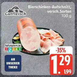 Edeka Bierschinken-Aufschnitt, versch. Sorten Angebot