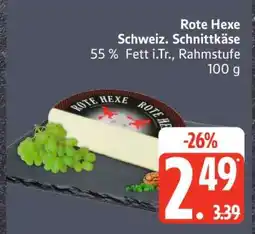 Edeka Rote Hexe Schweiz. Schnittkäse Angebot