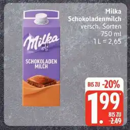 Edeka Milka Schokoladenmilch Angebot