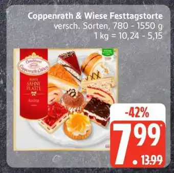 Edeka Coppenrath & Wiese Festtagstorte Angebot