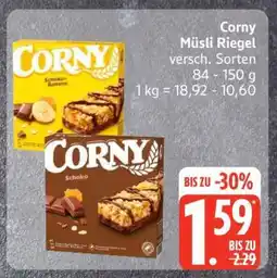 Edeka CORNY Müsliriegel Angebot