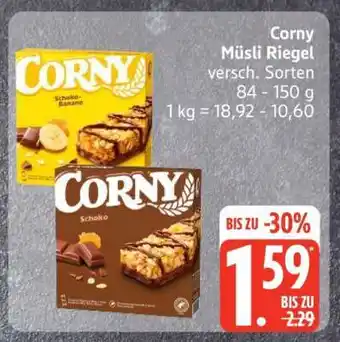 Edeka CORNY Müsliriegel Angebot