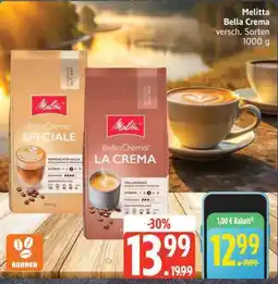 Edeka Melitta Bella Crema Angebot
