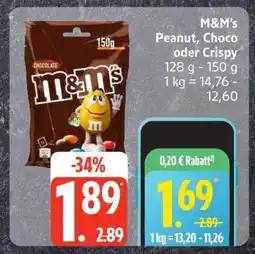 Edeka M&M's Peanut, Choco oder Crispy Angebot