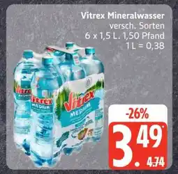 Edeka Vitrex Mineralwasser Angebot