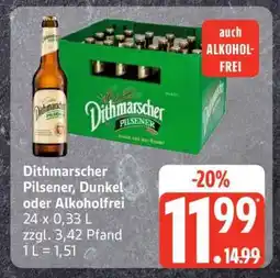 Edeka Dithmarscher Pilsener, Dunkel oder Alkoholfrei Angebot