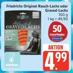 Edeka Friedrichs Original Rauch-Lachs oder Graved-Lachs Angebot