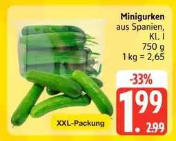 Edeka Minigurken Angebot